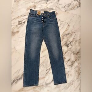 Levi’s 501 Original High Rise Straight Leg Jeans 27x30  Vintage Wash NWT